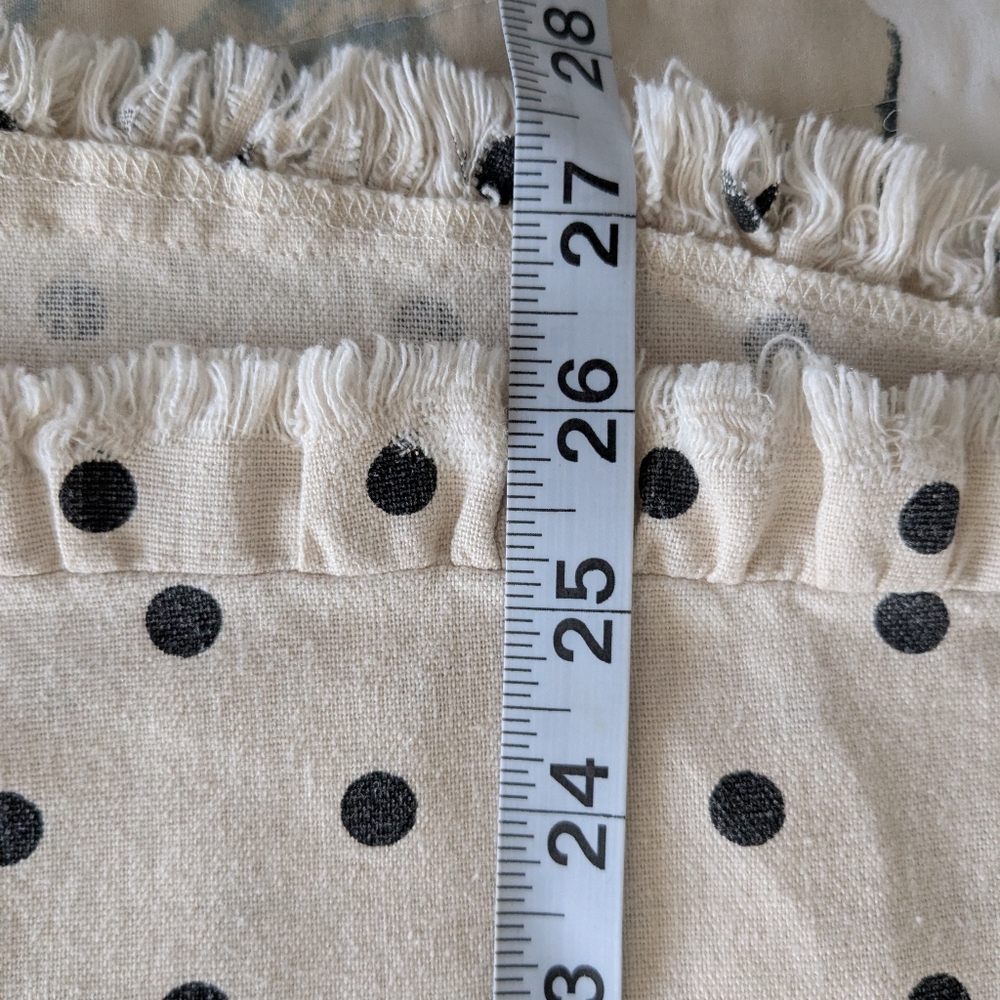 Umgee - Tunic Top  Beige w/Black Polka Dots - Picture 7 of 8